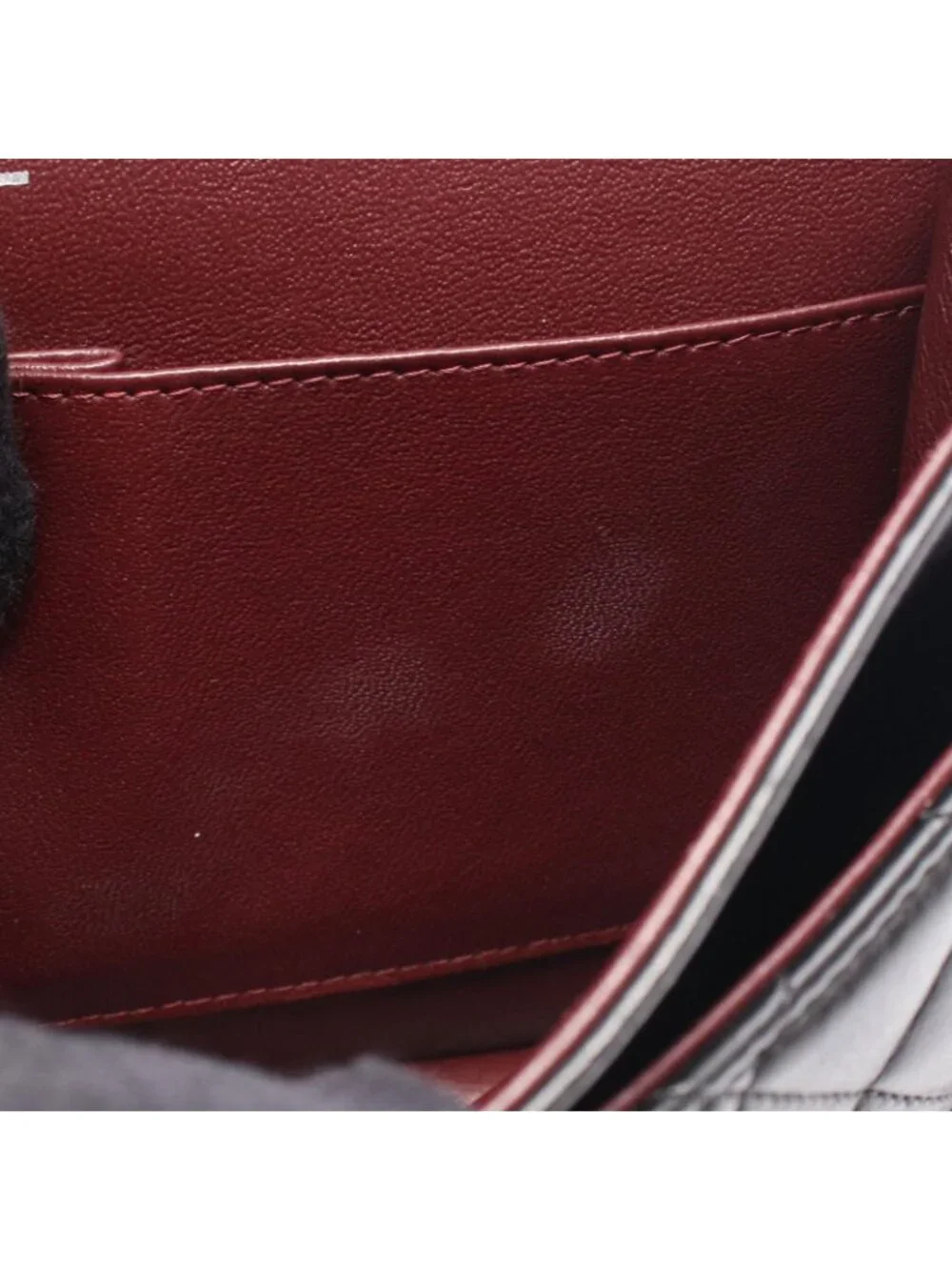 Chanel Shoulder Bag Quilted Double Flap Black Lambskin Chain